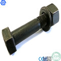 Heavy High Strength Black Carbon Steel Hex Head Bolt